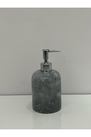 (MNZ-Gray Marble Liquid Soap Dish) 0718716961026 - ATAY MERMER TASARIM