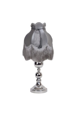 MNZ-Gray Velvet غطى الحبل الزينة الفضية قدم المرنق لموضة السكن المنامية AB0814 AB0814 - Dekovien