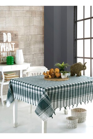 MNZ-Green نمط مربع كبير 150x150 سم منتزهة من الأقمشة طاولة طاولة طاولة طاولة طاولة طاولة طاولة طاولة - Lux Touch