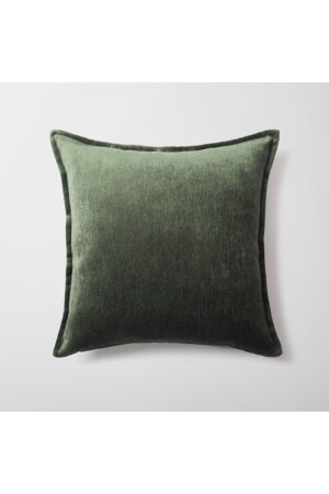 MNZ-Green Eliza Viscose Natural Natural Throw Pillow 50x50 (يشمل الوسادة الداخلية) 113 - Fineroom Living
