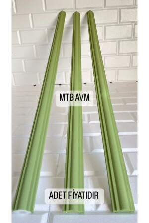 MNZ-Green Mtb Mall ديكورات الجدار السكك الحديدية التلصق الذاتي 100 سم - Decosa