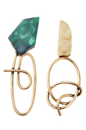 أذنين تصميم من نوع MNZ-Green White - Pelin Aksesuar