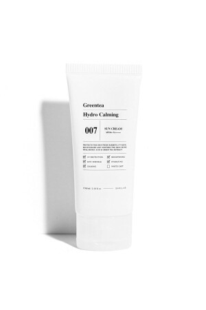 كريم الشمس الهادئ من MNZ-Greentea Hyrdo - الشاي الأخضر كريم الشمس المصفوف الكيميائي 60ml BRB052 - Barulab