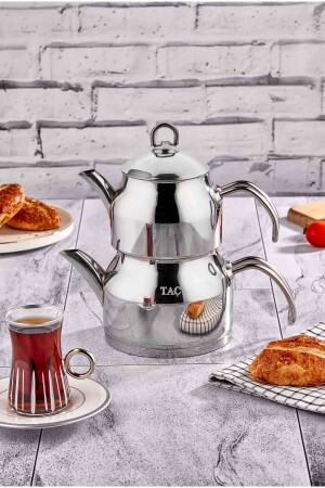 MNZ-Grosso حجم صغير من غطاء علبة الشاي من الفولاذ TAC-5900 - Taç