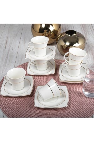 MNZ-Güral Caroline Turkish Coffee Set 5113 PR. 000000GBSCR12KT8305113 - Güral Porselen
