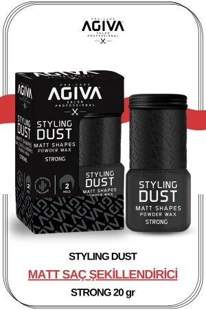 مسحوق MNZ-Hair 02 أسود (HARD HOLD) - Agiva