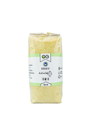 MNZ-Half Organic Semolina 350 جرام - Og Natural