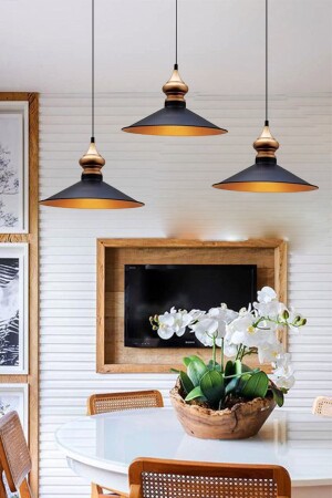 قاعة MNZ-Hall أسود ثلاثي الشموع طاولة الطعام غرفة المعيشة اجتماعات طاولة متجر عرض غرفة الشموع BMM3031XXXX01 - Bamyum