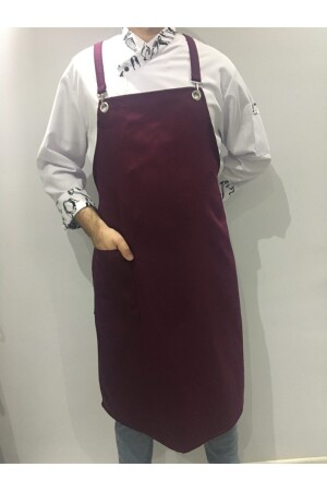 MNZ-Halterneck Kitchen Apron AÖ21 - ADALILAR İŞ ELBİSELERİ