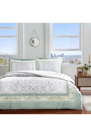 MNZ-Hamlet Satin Double Duvet Cover Set Indigo 000001000045412004 - Taç