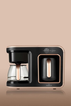 MNZ-Hatır Plus 2 في 1 تركية و مُصفّرة كافي روزي براون 153. 01. 06. 4920 - Karaca