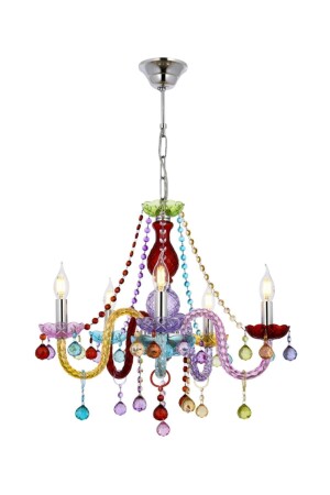 MNZ-Hazal مزيج اللون الحجر الزجاجي ذراع شمعة 980350050990000000 - Tavcam