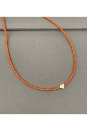 مقعد قوقعة نارنجي من قلوب (MNZ-Heart) - Misto Aksesuar