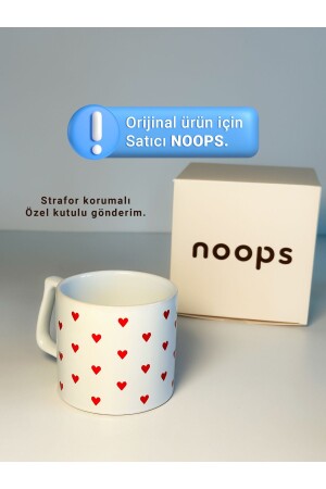 نمط MNZ-Heart طباعة أوراق خاصة مقبضة كوب كوب كوب كوب كوب كوب كوب كوب - Noop