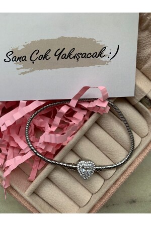 MNZ-Heart Moment Charm Series فولاذ فولاذ المقاوم للصدأ - Frappantjewelry