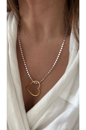 MNZ-Heart تفاصيل كرة الفضة عنق vie021 - Vi store