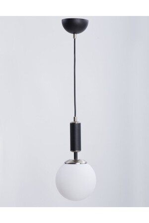 MNZ-Hector نيكل أسود نيكل زجاج أبيض شمعة 10156401 - MŞ Aydınlatma