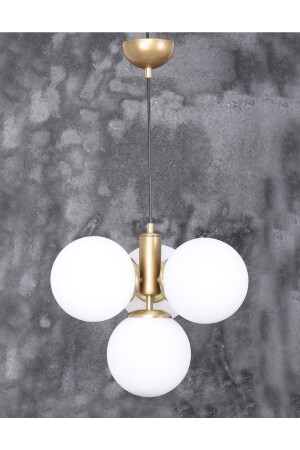 MNZ-Hector 4 قطع قديمة من الزجاج الأبيض الشمعة 101562011 - MŞ Aydınlatma