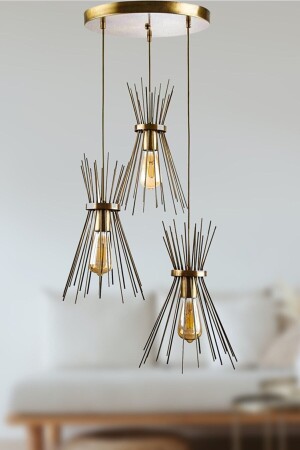 MNZ-Hedgehog Antique 3-piece Chandelier TYC00602093787 - OSC HOME