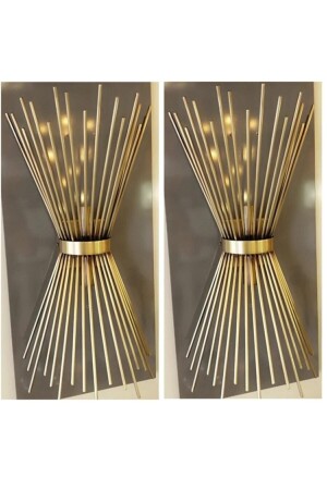 MNZ-Hedgehog Antique Set من 2 جدارة من الجدار (2 بيكس) - Fer Avize