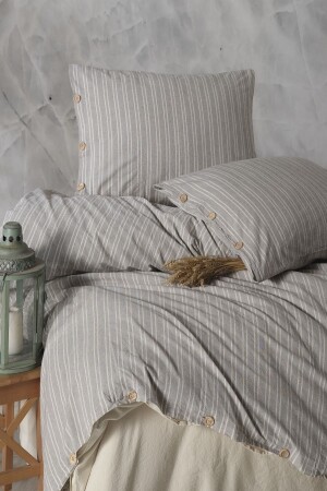 MNZ-Helios 100% حيط القطن مرقوم غسيل الملك الحجم غطاء غطاء غطاء 240*220 - Macas Home