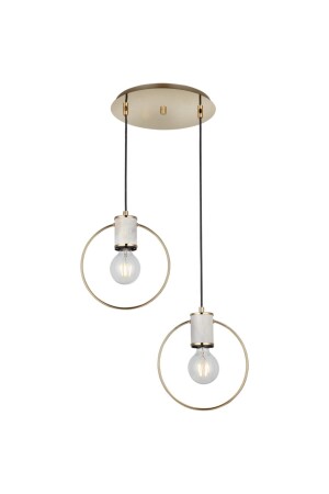 MNZ-Hella 2 قطعة شمعة ذهبية 2x27 1546-8-02 - LUCEA