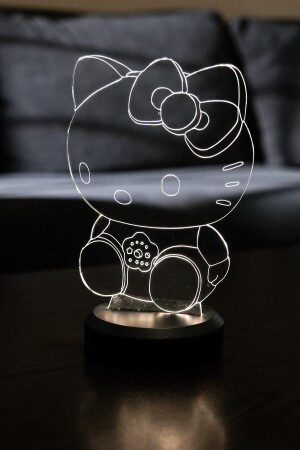 MNZ-Hello Kitty بطارية تعمل ليلا ضوء هدية إضاءة ديكوراتية - BY-LAMP