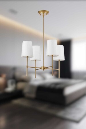 MNZ-Henna 4-piece Antique Modern Chandelier شمعة بيضاء HNN-ESK-BYZ-04 - BSA LIGHTING