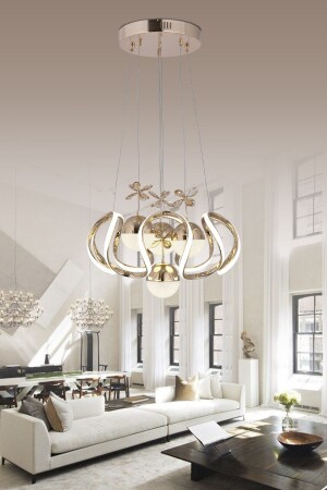 MNZ-Heracles 3 ألوان (أصفر أبيض وضوء النهار) الذهب فخمة أدعى الشنابل مفهوم - Hira Aydinlatma