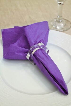 نمط MNZ-Hexagon نمط 6-piece لون شفاف الأكريليك الخاتم الخاتم الخاتم الخاتم الخاتم SPH-10053-S - Story