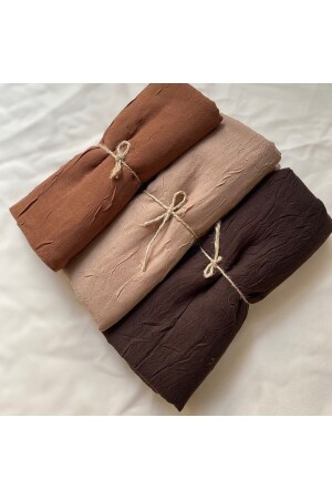 MNZ-Hijab حجاب نسائية من الخيزران الدرع شال نموذج مجموعة 3 - Organic Scarfs