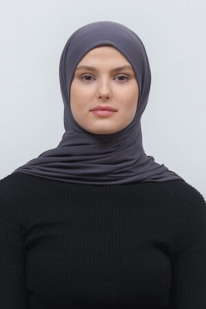 MNZ-Hijab المشمشة القطن شال Plain تدخن 1203 - Altobeh
