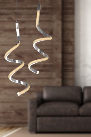 MNZ-Hilton 3 LED لون 2. li Chandelier Chrome BEG0038BEG02 - Begüsa