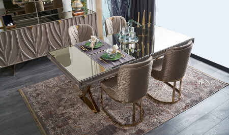 مجموعة طاولة الطعام MNZ-Hilton - Cadde Yıldız