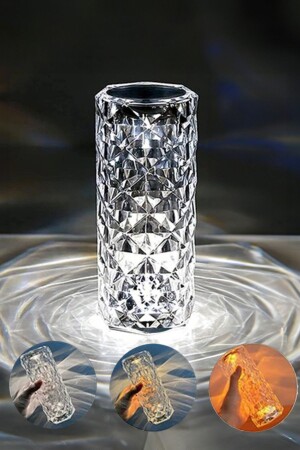 MNZ-Hl-004 كريستال 5v مصباح طاولة قابلة للتشحيب أطلقت لمس 3 لون أكريليك HL-004 - HANGAST