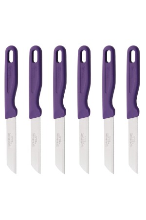 MNZ-Hollow Handle سكين الفاكهة مجموعة من 6 الأرجواني - Solingen