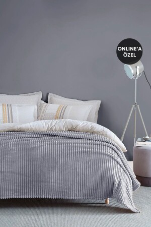 غطاء واحد من MNZ-Holly Wellsoft - Gray YTSGRPIST-1388200 - Yataş