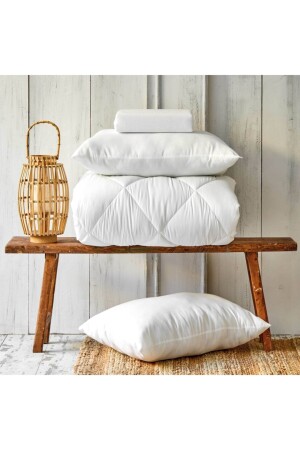 MNZ-Home ميكرو فايبر الملكي مزدوج الستائر 2 قطع وسادة السيليكون kr7663 - Karaca