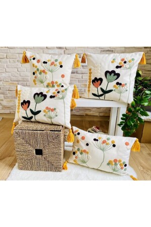 تصميم MNZ-Home 4 قطع مزيج من الخنجر المزروعة القذف غطاء وسادة (خنجر) - Swita