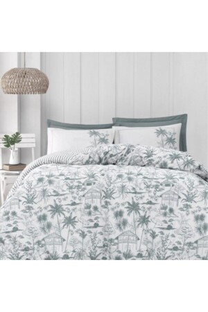MNZ-Home Ranforce Duvet Cover Set Double Caprı على الراين - Genel Markalar