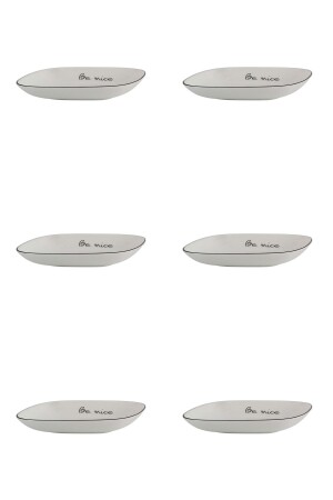 لوحة الإفطار من طراز MNZ-Hope 17 سم 6 قطع PRLND00000468 - Porland