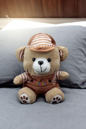 MNZ-Hugs طفل بني ملابس بلوش دب تدي 38CM - Genel Markalar