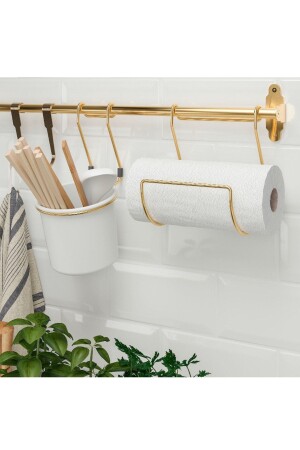 حامل منشفة ورقية من MNZ-HULTARP، لون نحاس، ذهب، 19 سم 462840 - IKEA