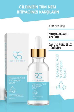 حمض MNZ-Hyaluronic Acid & Collagen Serum - 30 مل RS006 - rise and shine