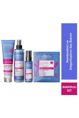 حمض MNZ-Hyaluronic & Collagen خاصة رعاية الشعر المعدل للشعر الجاف وغير الحياه - نباتية - Urban Care