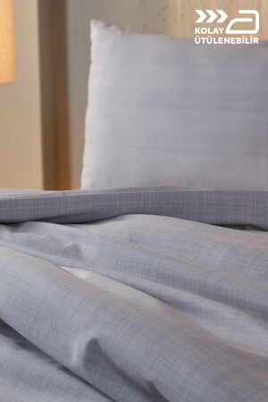 MNZ-Ibiza غطاء قطن واحد من القطن يُعد سهلاً في الحديد - الرمادي 2V9NTKLOLA0010003 - Lolavien