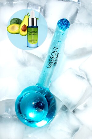 MNZ-Ice Globe Ice Globe كرة العلاج الباردة الزرقاء + زيت الأفوكادو الثلج08 - Vassoul