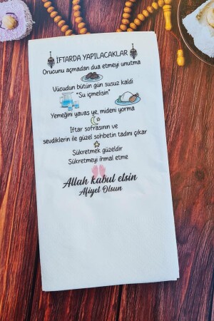 طاولة من طراز MNZ-Iftar للقيام بأعمال طباعة رمضان عرض النقود - Pekshop