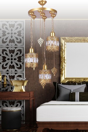 MNZ-Ilay 3 خليفة الحجر معلق الشنادل (GOLD) PA. 0581 - polataydinlatma