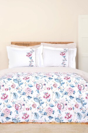 MNZ-Ilena Fuchsia 100% قطن غطاء مزدوج 200 مجموعة 20. 01. 0351 - Karaca Home